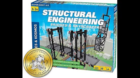 Bridges & Skyscrapers | Science & Engineering Kit | Build 20 Models