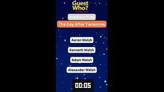 Guest This Actor #135 Like A Quick Quiz? | The Day After Tomorrow