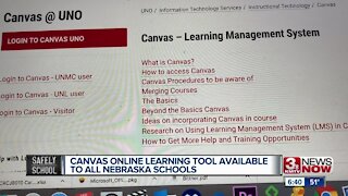 Canvas online learning tool available to Nebraska schools