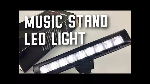Lixada Flexible Bendable 9 LEDs Music Stand Clip Lamp Light Review