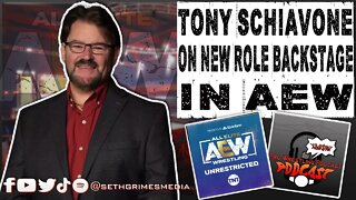 Tony Schiavone on New Role in AEW Talent Relations | Clip from Pro Wrestling Podcast Podcast | #aew