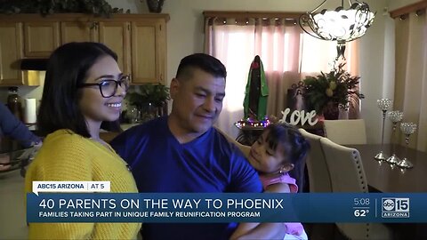 40 parents on the way to Phoenix for reunification program