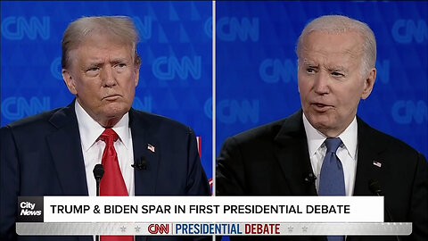 Watch: Biden, Trump Spar in First 2024 Presidential Debate | The American News Update