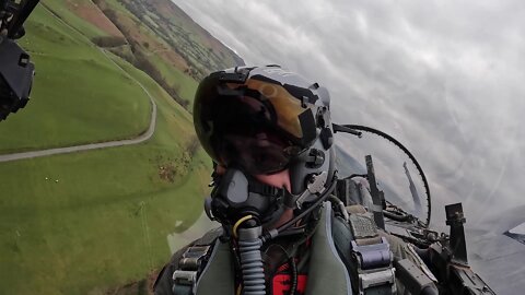 F-15E Strike Eagle Low-Level Flying through the Mach Loop