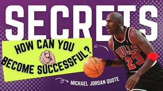 How Can You Become Successful?│Michael Jordan Success Quote🔥 Motivational Video│#quotes #success