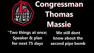 Congressman Massie (R-KY) Discusses Speaker Selection & Critical Issues Facing the Party