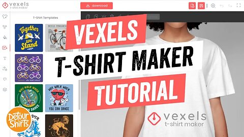 Learn How To Use the Vexels T-Shirt Maker | Step by Step Tutorial Shirt Design for Print on Demand