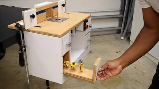 Making a Benchtop Router Table