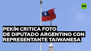 Pekín condena la foto de un diputado argentino con la representante de Taiwán