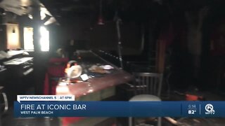 Dozens of firefighters rush to save iconic West Palm Beach bar