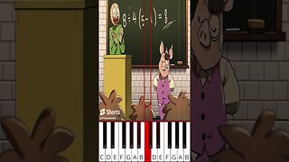 I'm not a monster (Meat Man) AMANDA THE ADVENTURER ANIMATION (@GH.S) - Octave Piano Tutorial