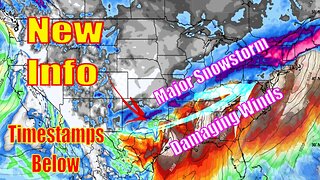 Major Snow Storm Bringing Texas Snow, Damaging Winds, Tornadoes & More!