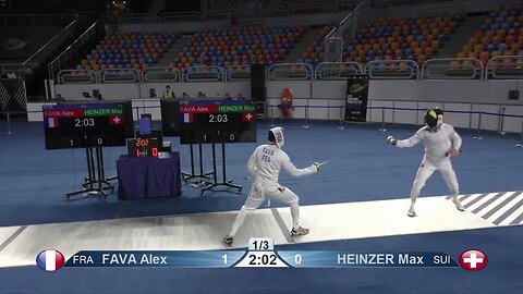 Epee Fencing - Strategies - Under the glove! | Fava A vs Heinzer M