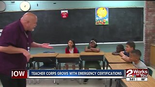 Teacher corps grows with emergency certifications