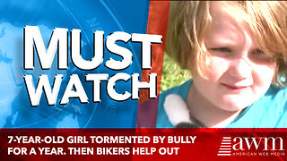 7-Year-Old Girl Tormented By Bully For A Year. Then Bikers Go To Her Home And Protect Her.