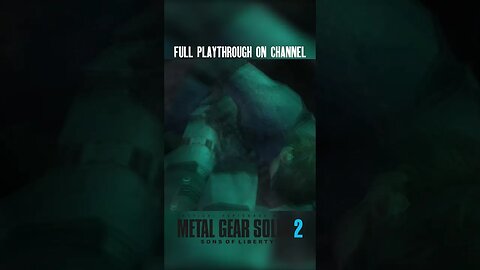 SOLID SNAKE INFILTRATES TANKER | Metal Gear Solid 2 #metalgearsolid2 #mgs2 #metalgear