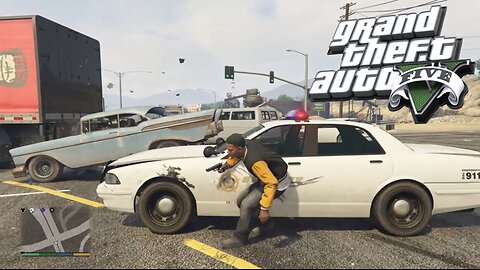 GTA 5 Police Pursuit Driving Police car Ultimate Simulator crazy chase #6
