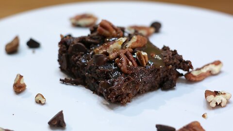 Gluten Free Caramel Brownies Made with Black Beans!