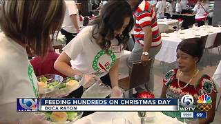 Families in need enjoy Christmas feast in Boca Raton