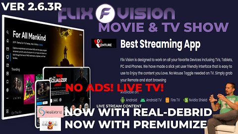 BEST STREAMING Movie and TV Show APP - Flix Vision 2.6.3r