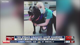 Teen wants story to spread childhood cancer awareness