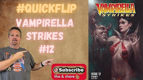 Vampirella Strikes #12 Dynamite #QuickFlip Comic Book Review Tom Sniegoski,Jonathan Lau #shorts