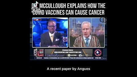 Dr Peter McCullough vaccines causing cancer