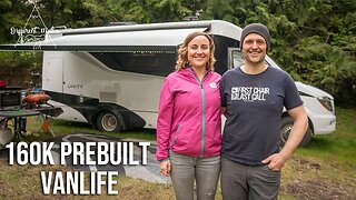 Couple live Full time in 160k Mercedes leisure travel Van | Full Tour