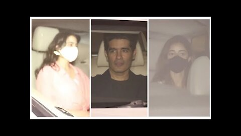 Sara Ali Khan, Ananya Panday, Gauri Khan, Manish Malhotra enjoy Friday Dinner at Karan Johar's house