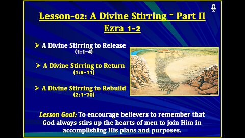 Ezra Lesson-02: A Divine Stirring - Part II