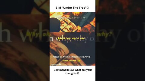 SIM Under The Tree is fire | Anime Under The Tree | AOT Under The Tree