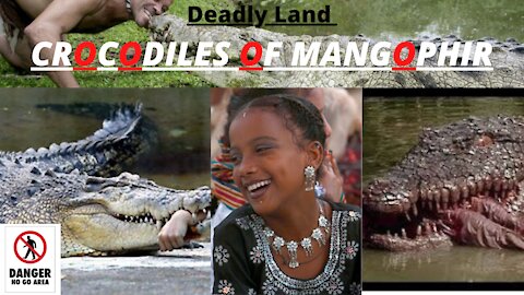 Manghophir Karachi Giant Crocodile Land | Human Sleep with them National Geographic