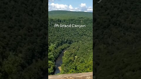 Grand Canyon of PA, 1833 ft elevation