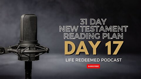 Day 17 - 31 Day New Testament Reading Plan