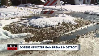 This weekend's warm up likely increase water main breaks across metro Detroit