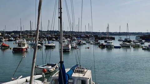 360 Panoramic Sea Views of Peaceful Calm St Aubin Harbour, Jersey, Channel Islands