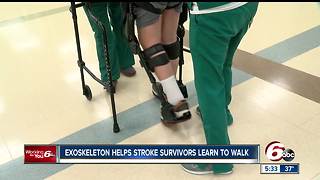 Exoskeleton helps stroke survivors learn how to walk again
