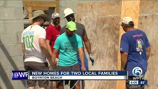 New homes for two families in Boynton Beach