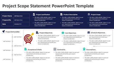 Project Scope Statement PowerPoint Template