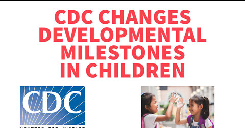 CDC updates its developmental milestones for children, first update since 2004