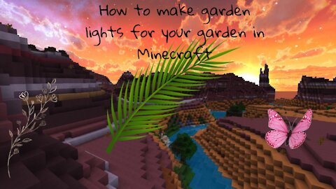 How to Make a Light Garden in Minecraft