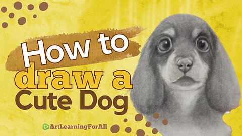 Pawsitively Adorable: Sketching a Cute Little Dog 🐾✏️
