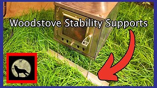 Building some stability supports for my 3W Titanium Hot Tent Woodstove