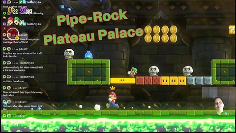 Super Mario Wonder: Pipe Rock Plateau Palace