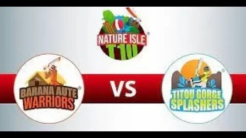 Titou Gorge Splashers vs Barana Aute Warriors Live | BAW vs TGS | Dream11 Nature Isle T10
