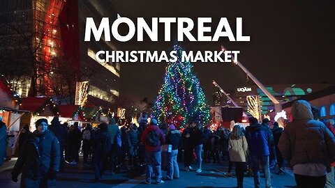 Christmas in Montreal Canada(4K)