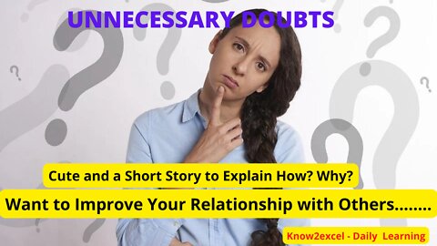 Short Inspiring Stories That Will Change Your Life #1 | Unnecessary Doubts