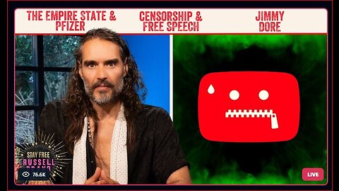 RUSSELL BRAND BIG TEC + GOVERMENT 'STAMP OUT AN CHOKE OFF INDEPENDENT MEDIA '..