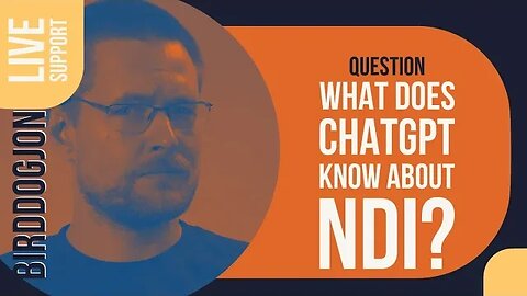 What does #ChatGPT know about #NDI?