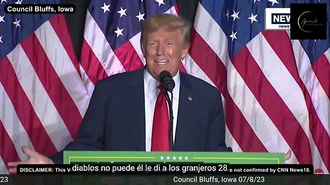 Rally Donald Trump | Iowa, con subtitulo en Español el 8 de Julio!